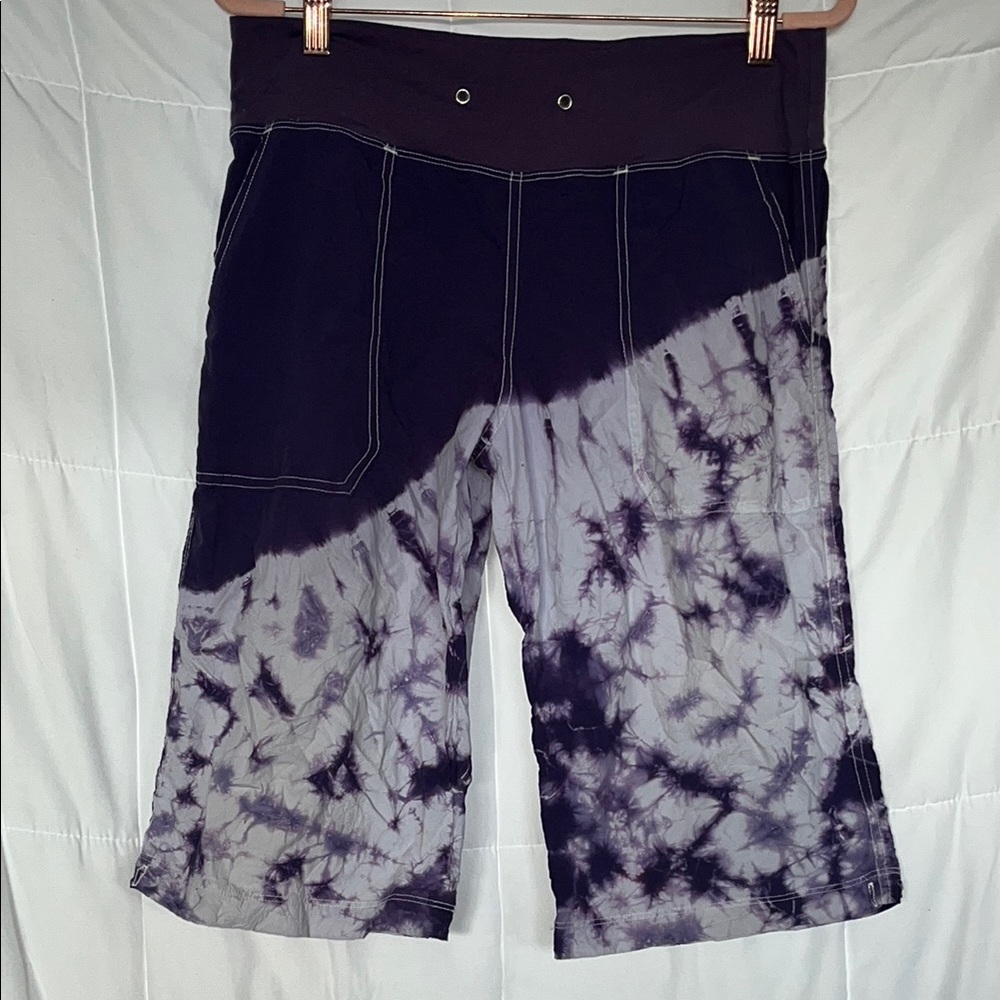 KOS USA Tie Dye Yoga Pants & Shorts Bundle S Zumba Activewear Nylon